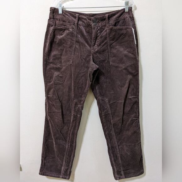 Anthropologie Pilcro the wanderer corduroy cargo pants size 31 brown - Picture 4 of 10